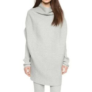 Designers Remix Charlotte Eskildsen Ribly Drape Sweater Dark Grey Casual Small